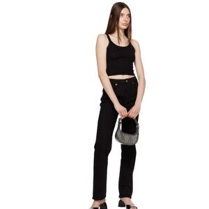 RE/DONE Black 70s Straight Jeans